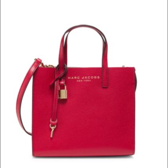 Marc Jacobs Handbags - Marc Jacobs Cherry Red Handbag with Gold Details